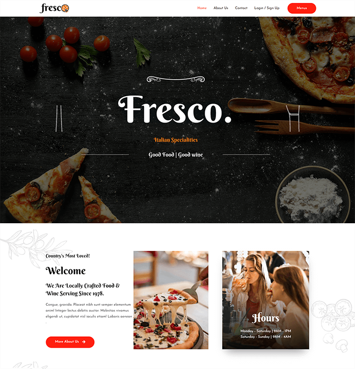 food website - 1